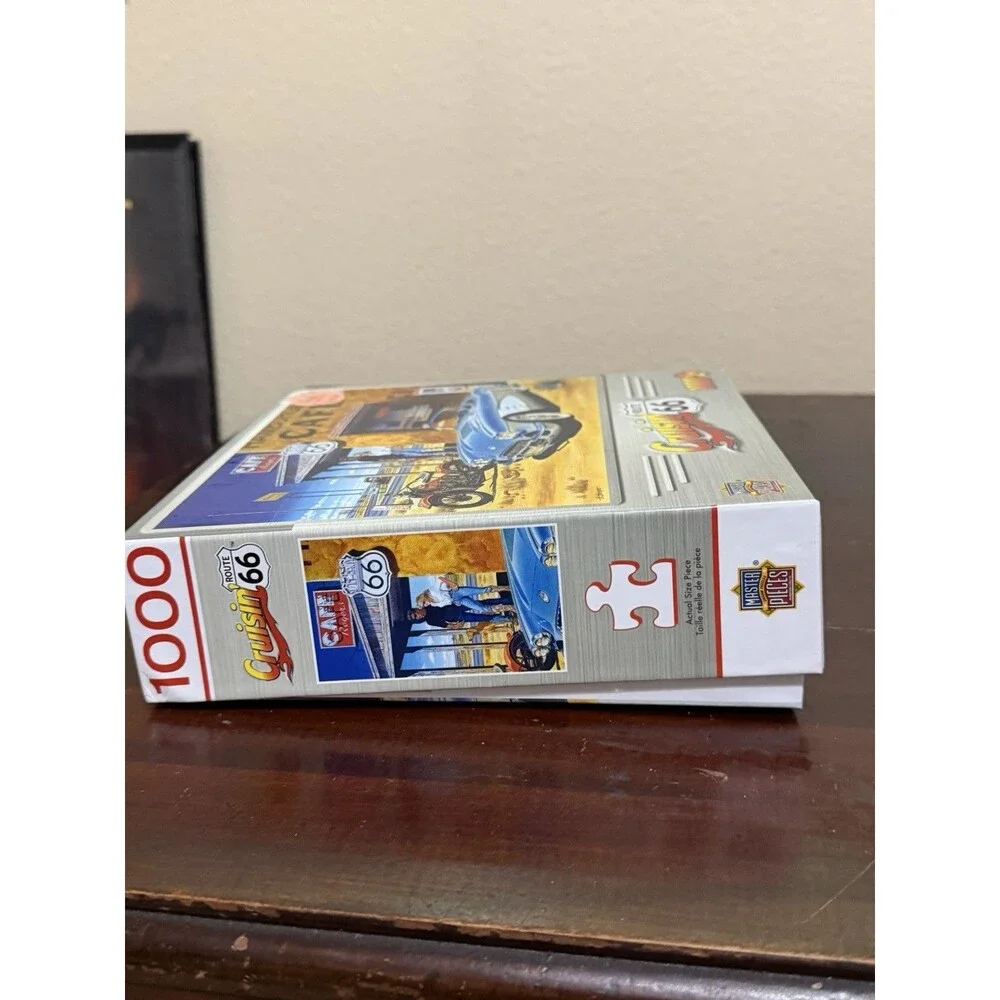 MasterPieces Cruisin' Route 66 Hamburger Cafe 1000 Piece Puzzle - Complete
